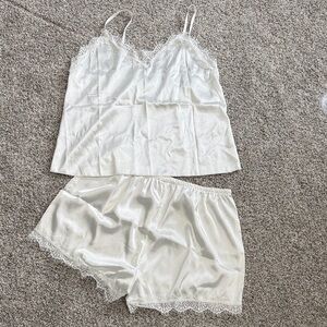 Lace/Silk Bridal Pajamas